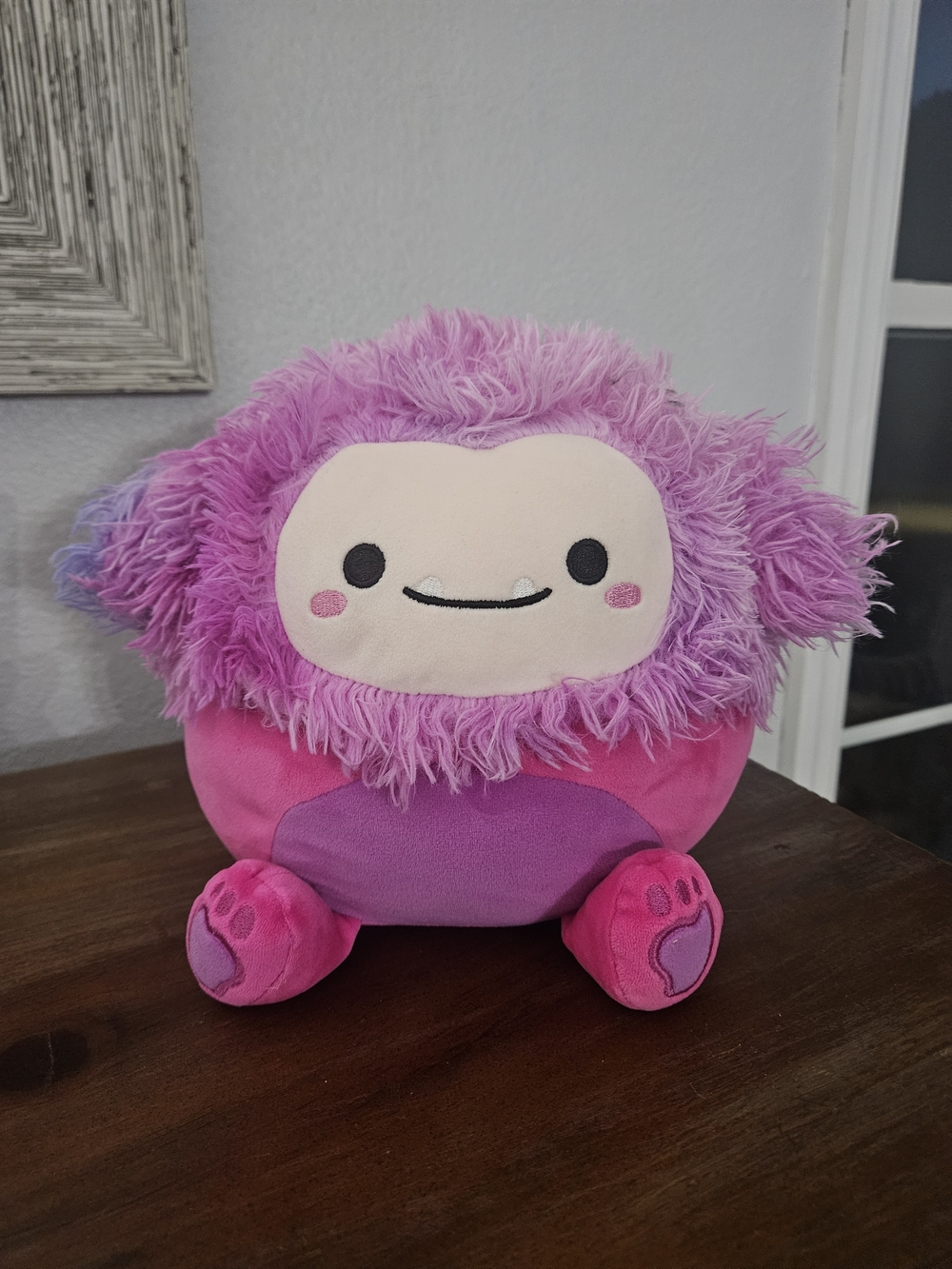 Squishmallows Original 8" Woxie The Bigfoot Pink/Purple Plush